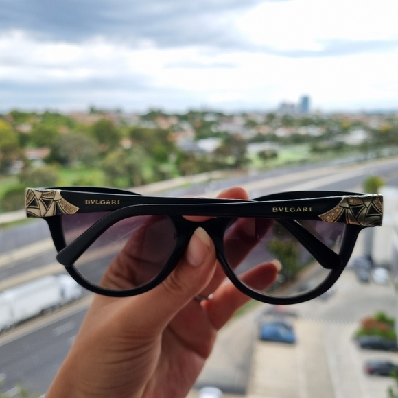 Bvlgari Cat Eye Sunglasses with Swarovski Crystals - Picture 4 of 9